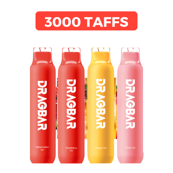 E-cigarettejetable-DRAGBAR3000Puff_5_ml - Grossiste de Cigarettes Électroniques, E-liquides, nicotine pouches Abidjan Côte d'Ivoire