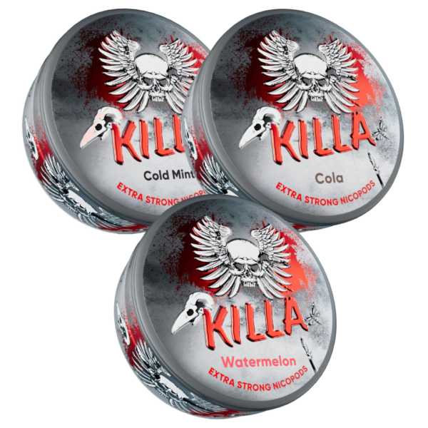 NicotinePouchesKIllaExtraStrong-16mgA - Grossiste de Cigarettes Électroniques, E-liquides, nicotine pouches Abidjan Côte d'Ivoire