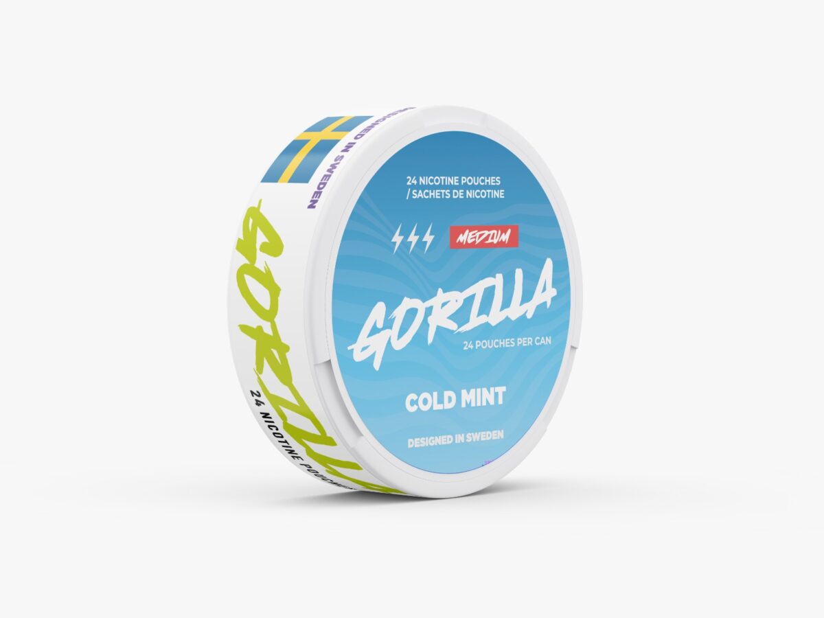 GORILLA-Cold-Mint-Nicotine-Pouches.jpeg - Grossiste de Cigarettes Électroniques, E-liquides, nicotine pouches Abidjan Côte d'Ivoire