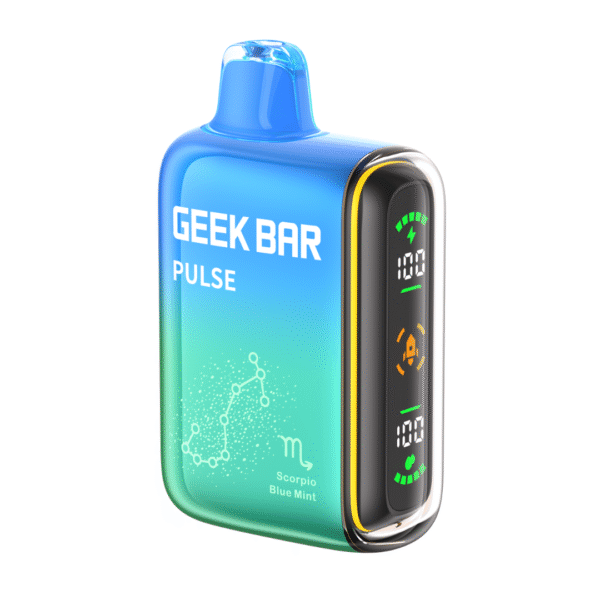 GeekBar Pulse 15000 Puffs – Blue Mint - Grossiste de Cigarettes Électroniques, E-liquides, nicotine pouches Abidjan Côte d'Ivoire