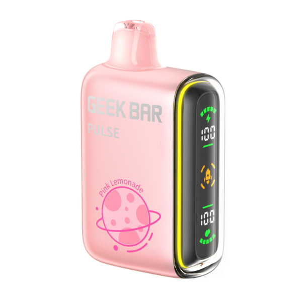 GeekBar Pulse 15000 Puffs – Pink Lemonade - Grossiste de Cigarettes Électroniques, E-liquides, nicotine pouches Abidjan Côte d'Ivoire