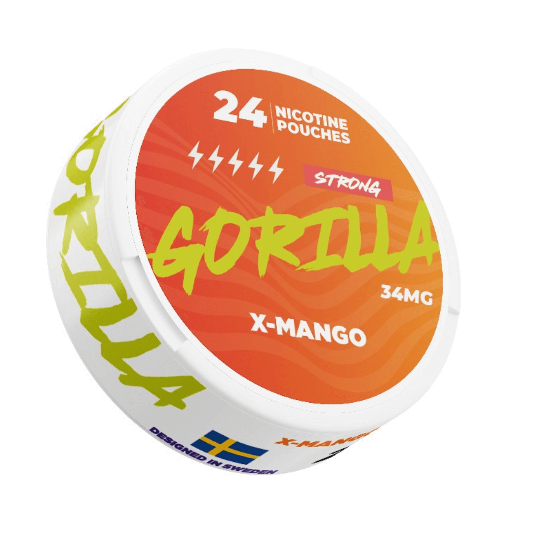 Gorilla-strong-x-mangoNicotinePouches Grossiste Gorilla Nicotine Pouches Casablanca Maroc