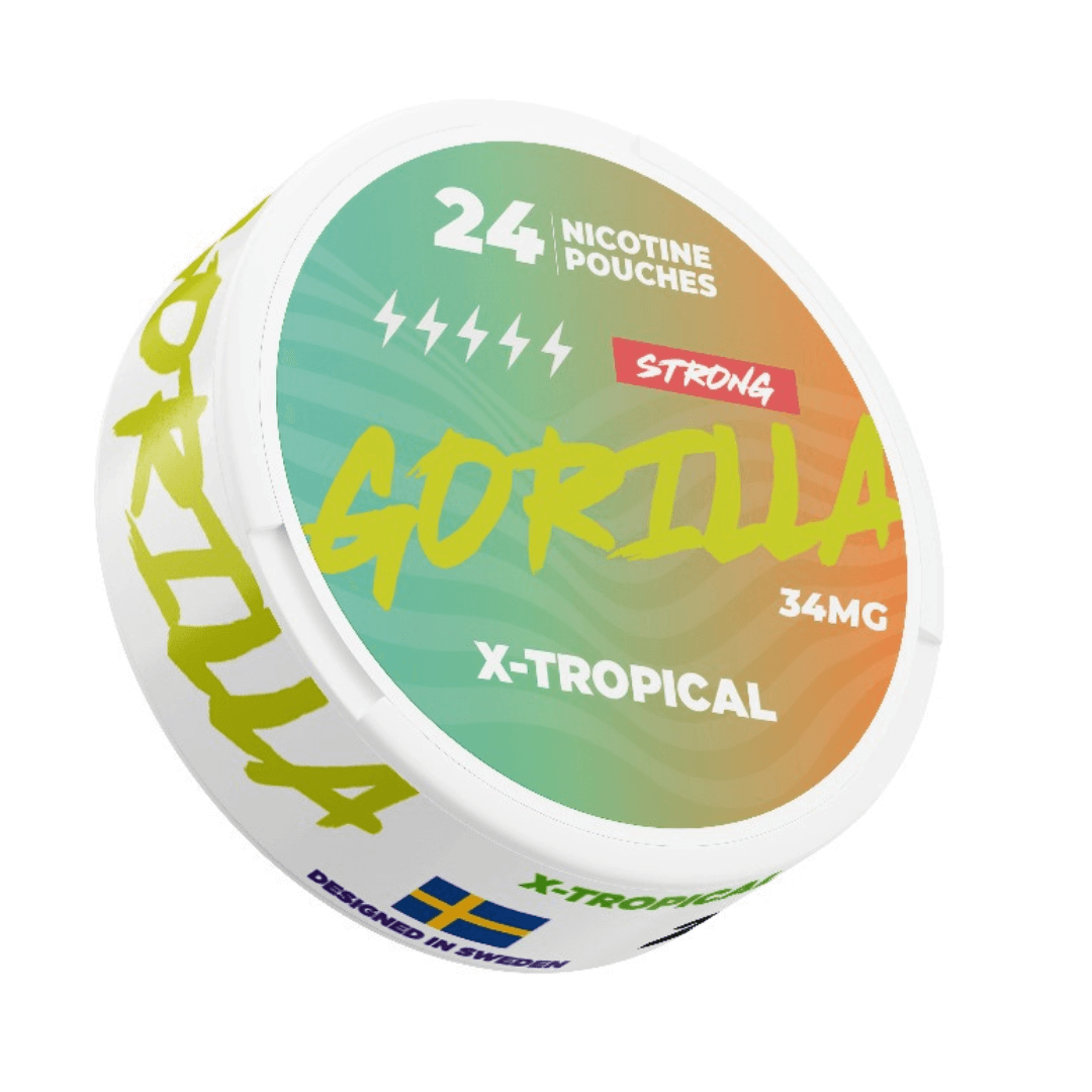 Gorilla-strong-x-tropicalNicotinePouches Grossiste Gorilla Nicotine Pouches Casablanca Maroc