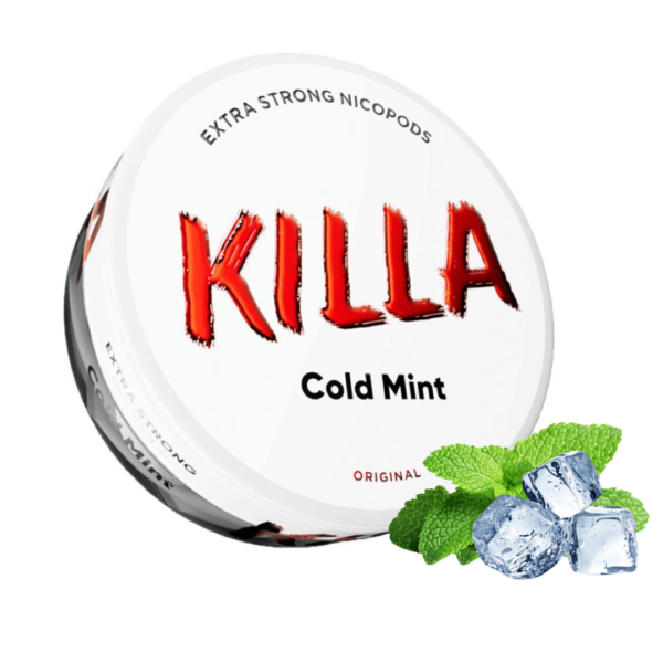 KILLA-Cold-Mint-Nicotine-Pouches - Grossiste de Cigarettes Électroniques, E-liquides, nicotine pouches Abidjan Côte d'Ivoire