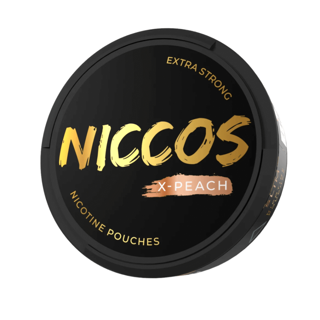 NICCOS-X-Peach-NicotinePouches - Grossiste de Cigarettes Électroniques, E-liquides, nicotine pouches Abidjan Côte d'Ivoire