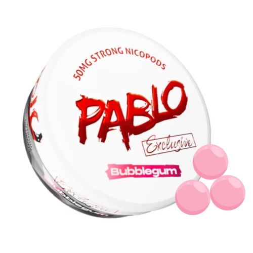PABLO-Bubble-Gum-Nicotine-Pouches1 - Grossiste de Cigarettes Électroniques, E-liquides, nicotine pouches Abidjan Côte d'Ivoire